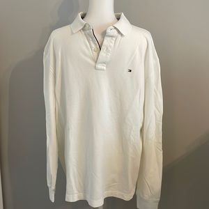 Men’s long sleeved TH polo shirt